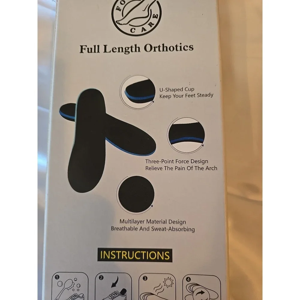 Warelves Full Length Orthodics Foot‎ Care 9 - 9.5